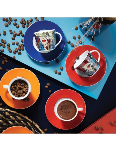 Toledo 6 Kişilik 12 Parça Kahve Takımı 