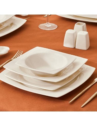 Square Bone Mensa 51 Parça 12 Kişilik Yemek Takımı